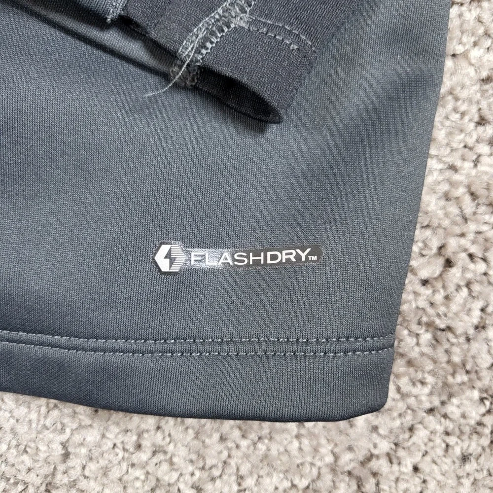 The North Face Mens L Gray FlashDry Pullover Long Sleeve Running Top‎
